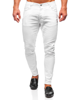 Bílé pánské džíny skinny fit Bolf R927