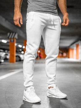 Bílé pánské jogger kalhoty Bolf XW01