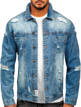 Blankytná pánská džínová bunda Bolf MJ501BC