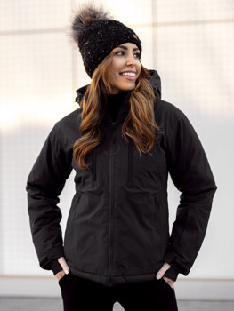 Černá dámská zimní lyžařská bunda Bolf HH012