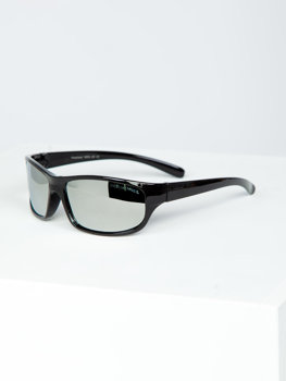 Černo-stříbrné pánské sluneční brýle Bolf PLS12
