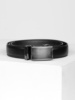Černý pánský kožený pásek Bolf BL014C