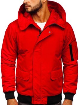 Červená pánská zimní bunda Bolf 2019005