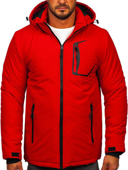 Červená pánská zimní bunda Bolf HKK2025