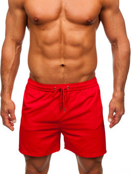 Červené pánské plavecké šortky Bolf XL018