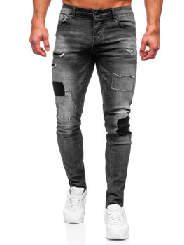 Grafitové pánské džíny slim fit Bolf MP0031G