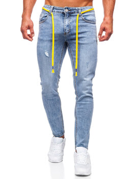 Modré pánské džíny regular fit Bolf KX568