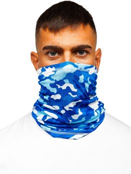 Modrý pánský maskáčový šátek Bolf YW0504M