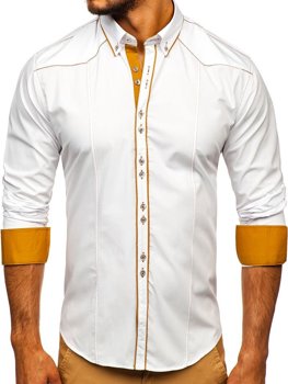 Pánská košile BOLF 4777 bílá
