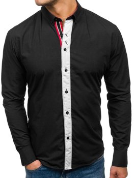 Pánská košile BOLF 5827 černá