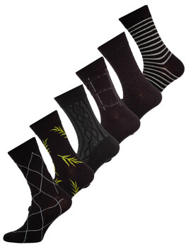 Pánské barevné vzorované ponožky Bolf M8-6P-1