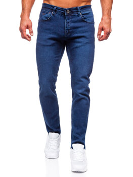 Tmavě modré pánské džíny regular fit Bolf 1133