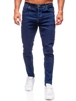 Tmavě modré pánské džíny regular fit Bolf 6296