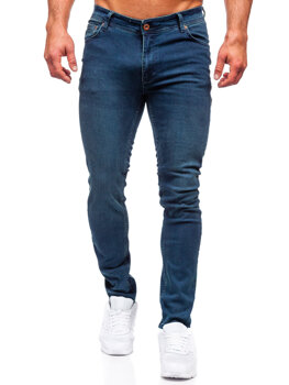 Tmavě modré pánské džíny slim fit Bolf 5066-2