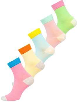 Vícebarevné dámské ponožky Bolf X20328-5P 5 PACK