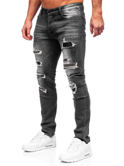 Černé pánské džíny regular fit Bolf MP0072N