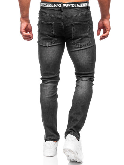 Černé pánské džíny slim fit Bolf MP0083N