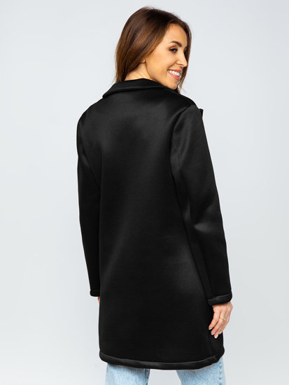 Černý dámský krátky kabát Bolf 20672