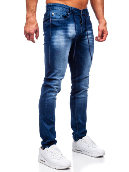 Tmavě modré pánské džíny regular fit Bolf MP021BS