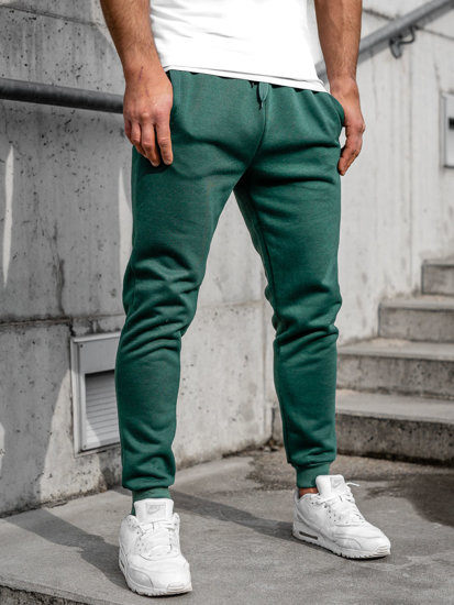 Zelené pánské jogger kalhoty Bolf CK01
