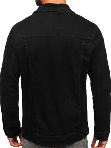 Černá pánská džínová bunda Bolf G131