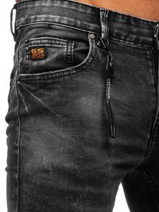 Černé pánské džíny regular fit Bolf 60021W0