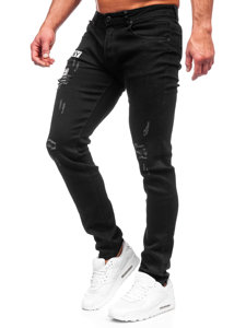 Černé pánské džíny slim fit Bolf E7838