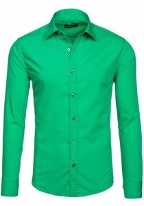 Pánská košile BOLF 1703 zelená