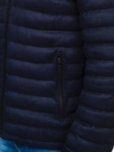 Tmavě modrá pánská zimní bunda Bolf 5586