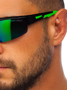 Zelené pánské sluneční brýle Bolf MIAMI10